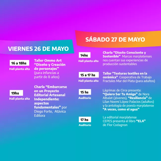 Se viene una nueva Feria FINDE en Mar del Plata