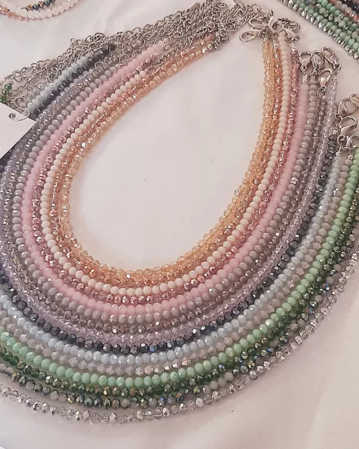 Collares en cristalitos