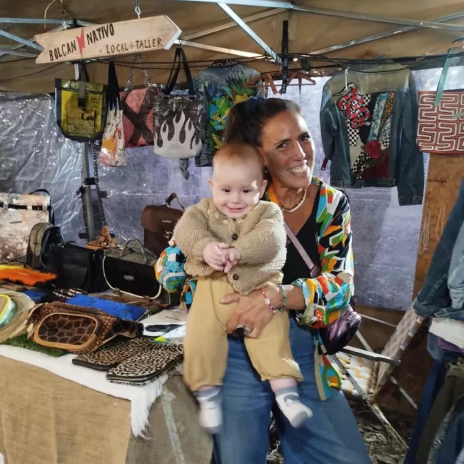 Río y yo en feria