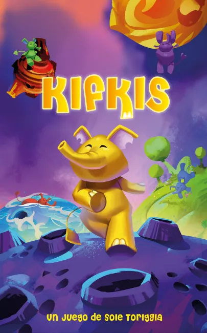 Kifkis un juego de logica donde descubriremos donde tienen que llegar nuestos elefantitos cosmicos, quien mas los ayude gana!