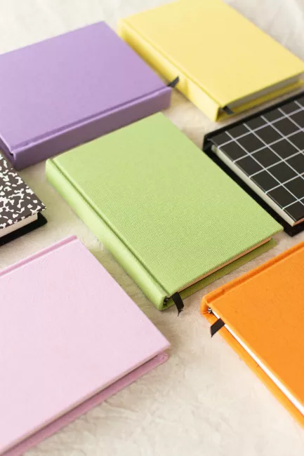 Cuadernos de tapa de tela