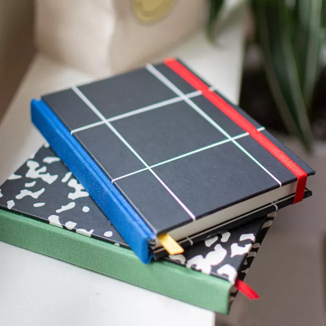 Cuadernos a6 hojas lisas