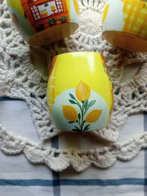 Mate de algarrobo, diseño Limonero
