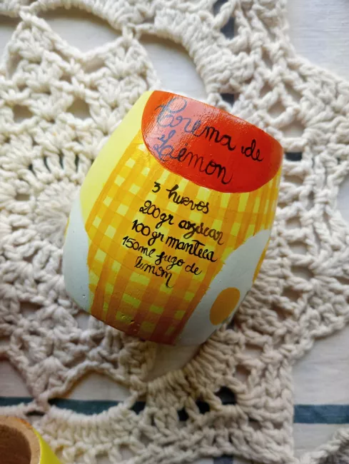 Mate de algarrobo, diseño recetas